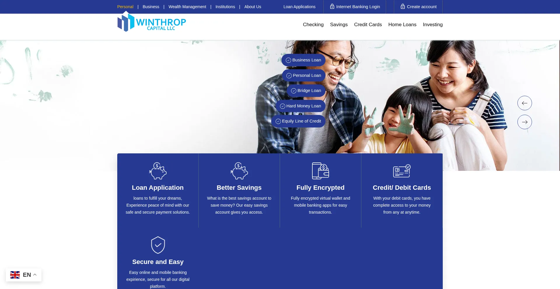 Winthropcapitalllc.com Screenshot