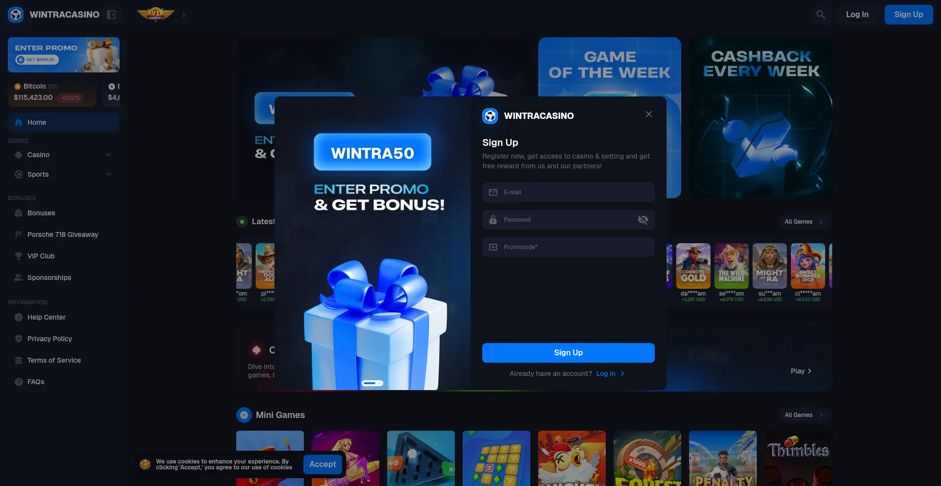 Wintracasino.com 安全可靠吗？