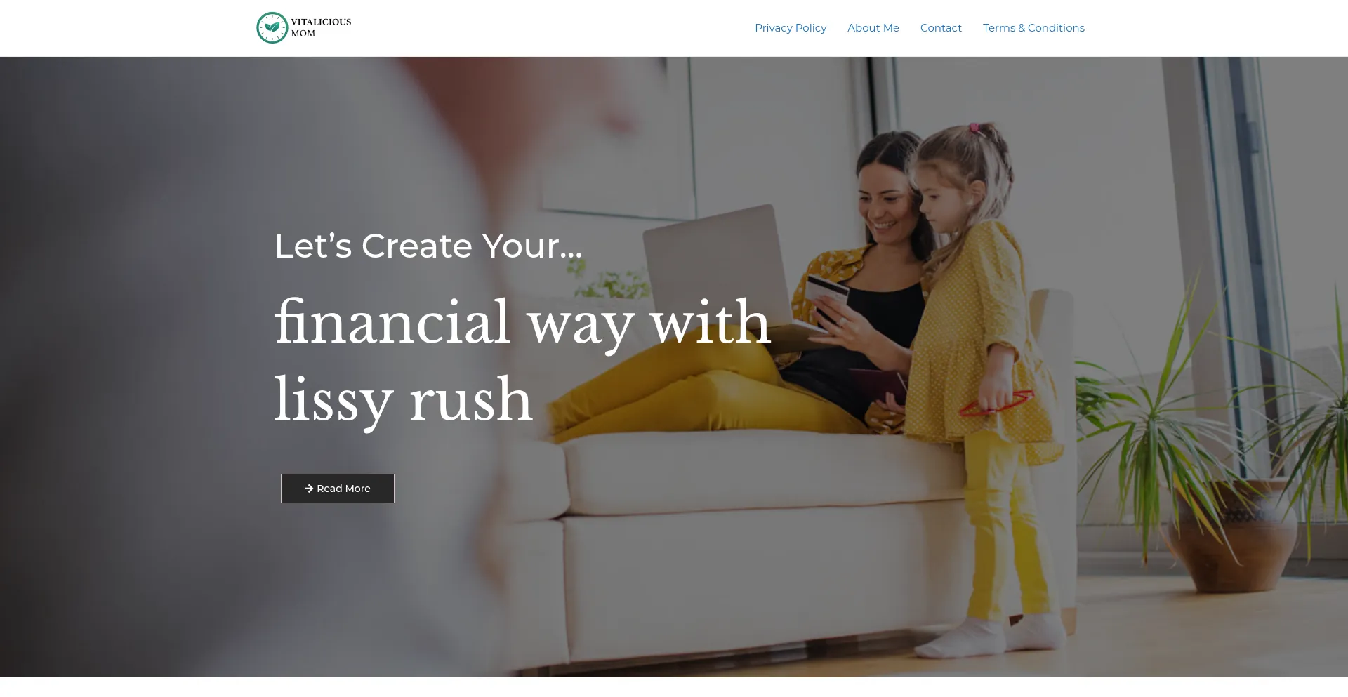 Website screenshot of Wiseformoms.com