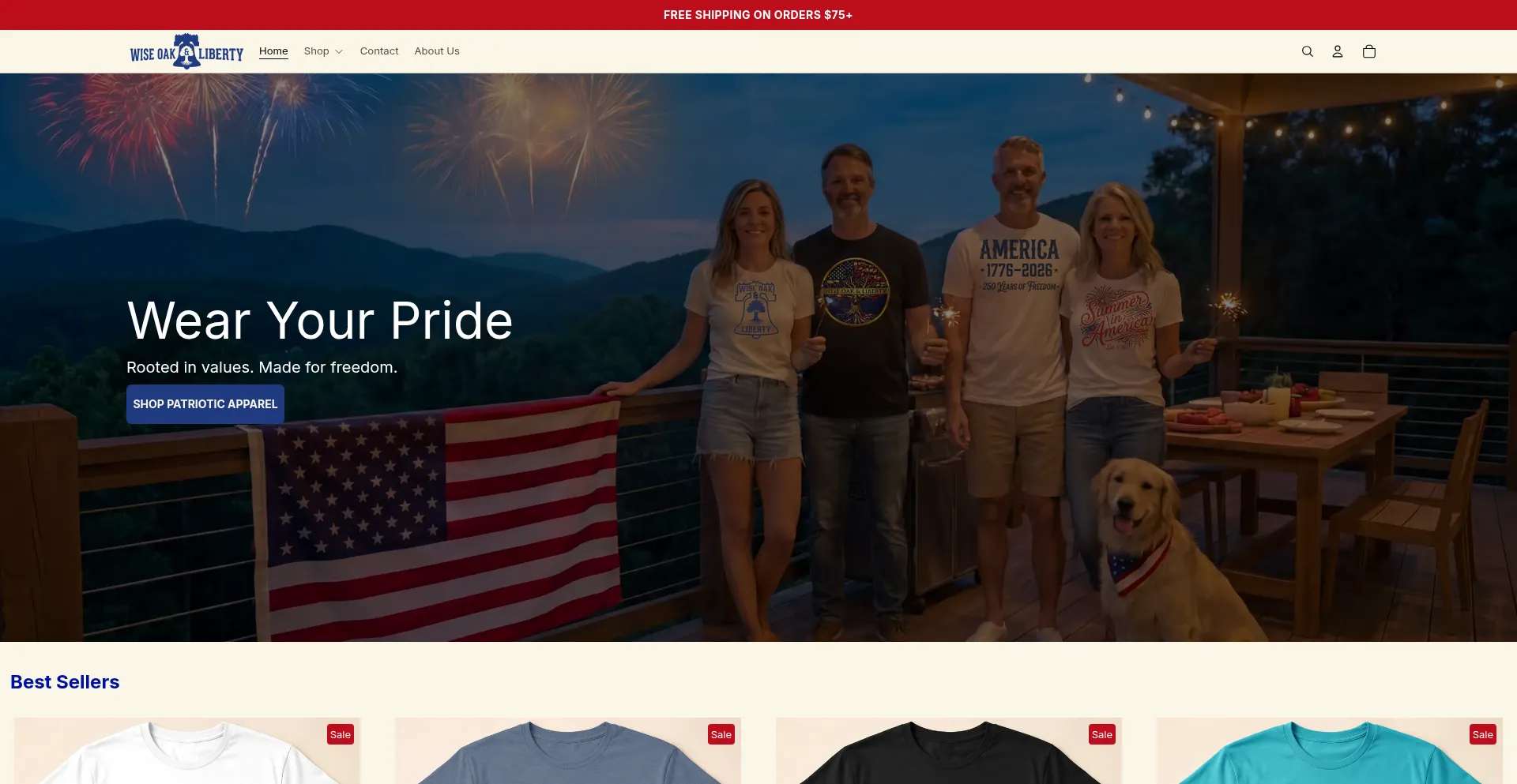 Wiseoakandliberty.com