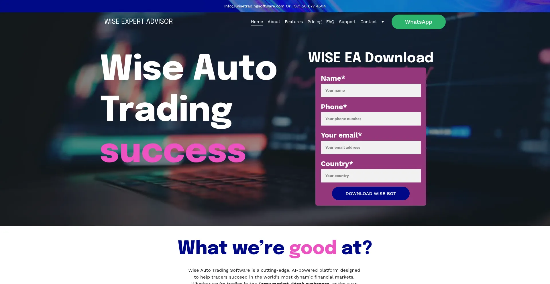 Wisetradingsoftware.com 安全可靠吗？