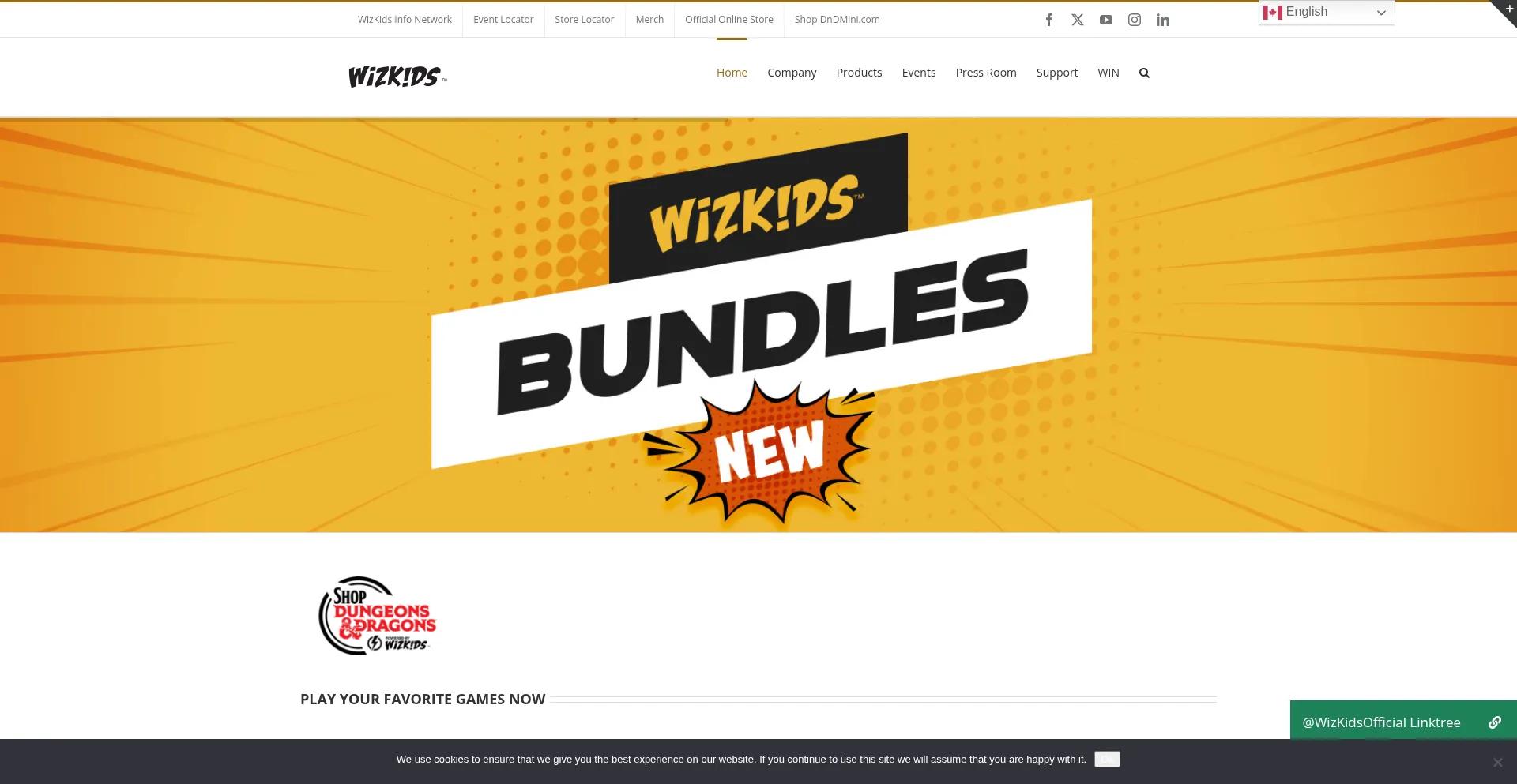 Wizkids.com Screenshot