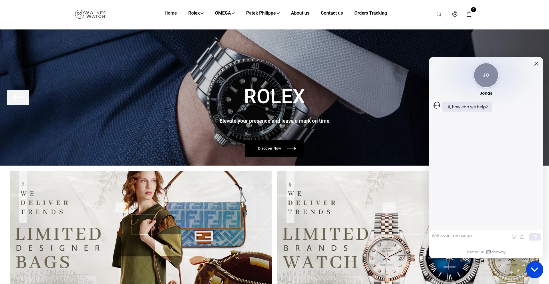 Website screenshot of Wolveswatch.com
