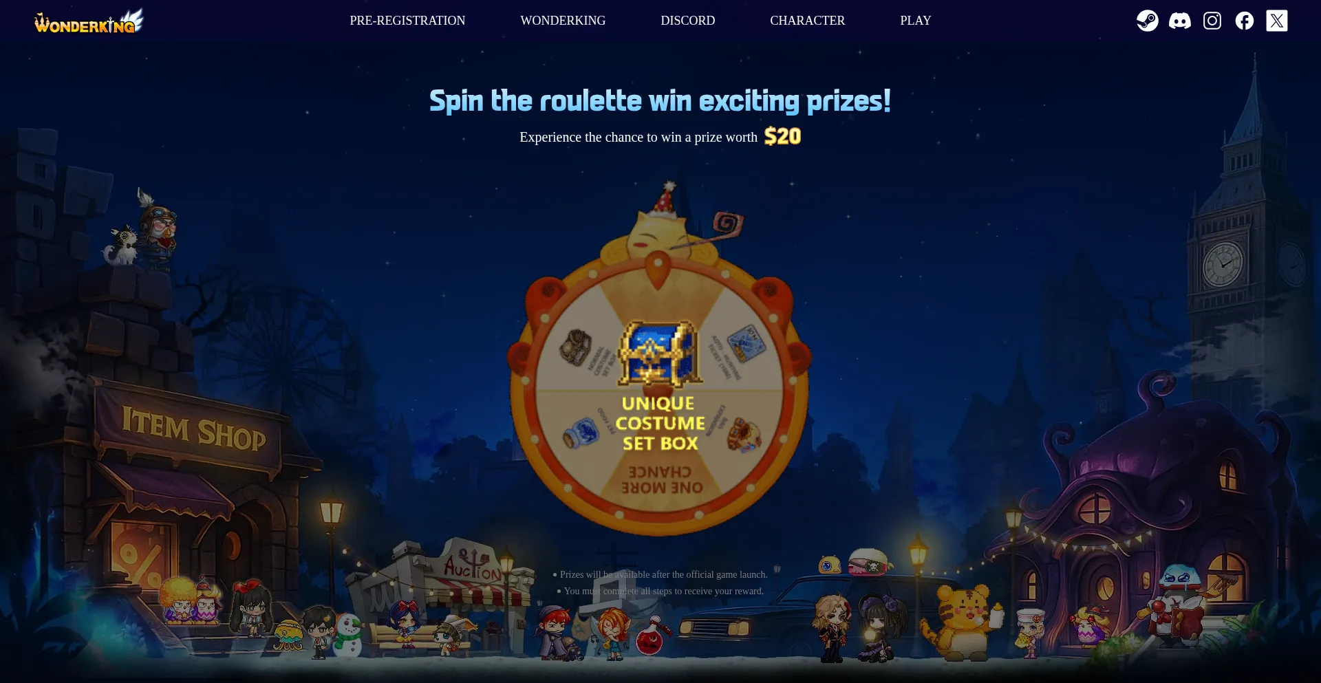 Wonderkingonline.com Screenshot