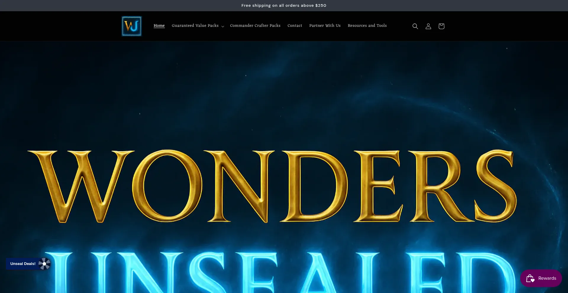 Wondersunsealed.com