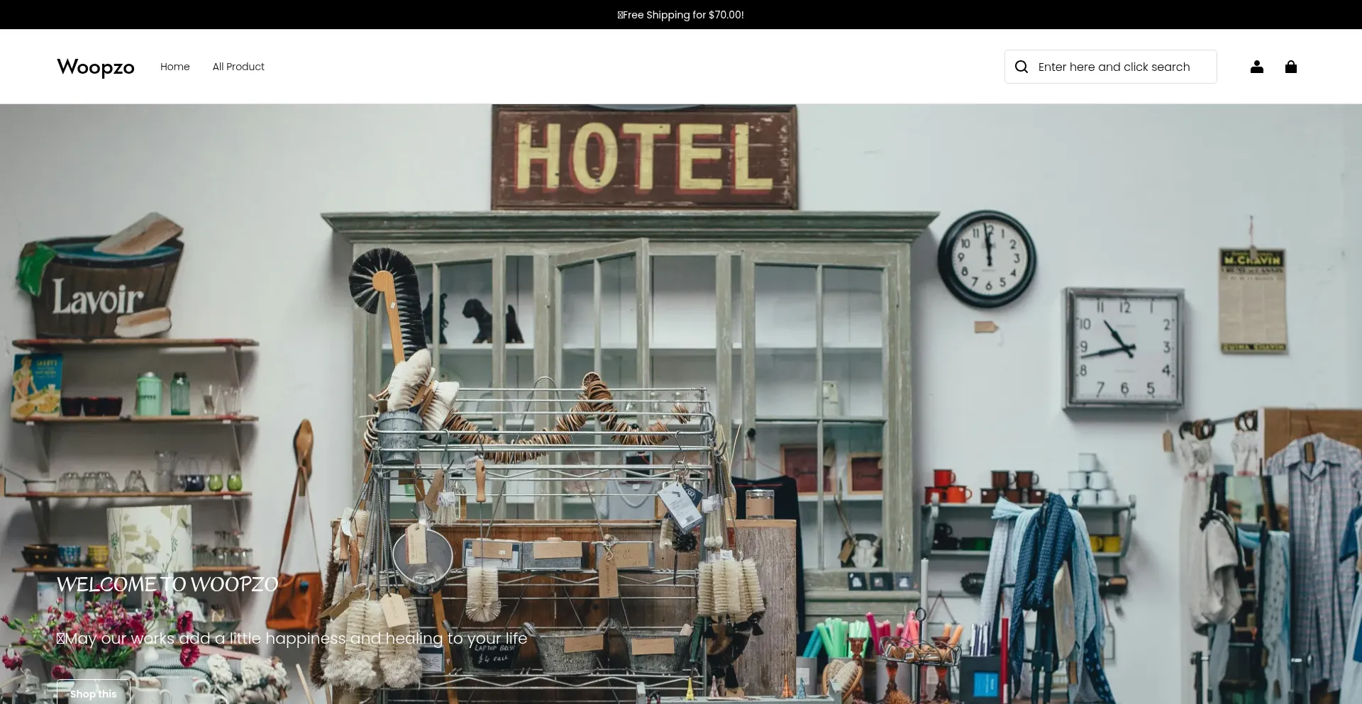 Woopzo.com Screenshot