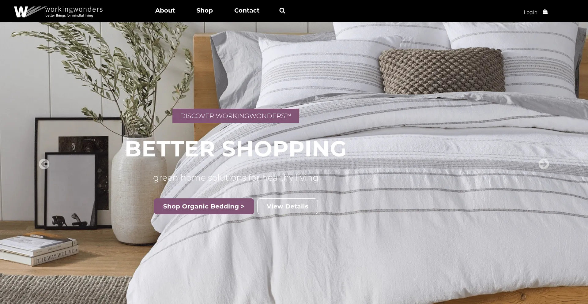 Website screenshot of Workingwonders.com