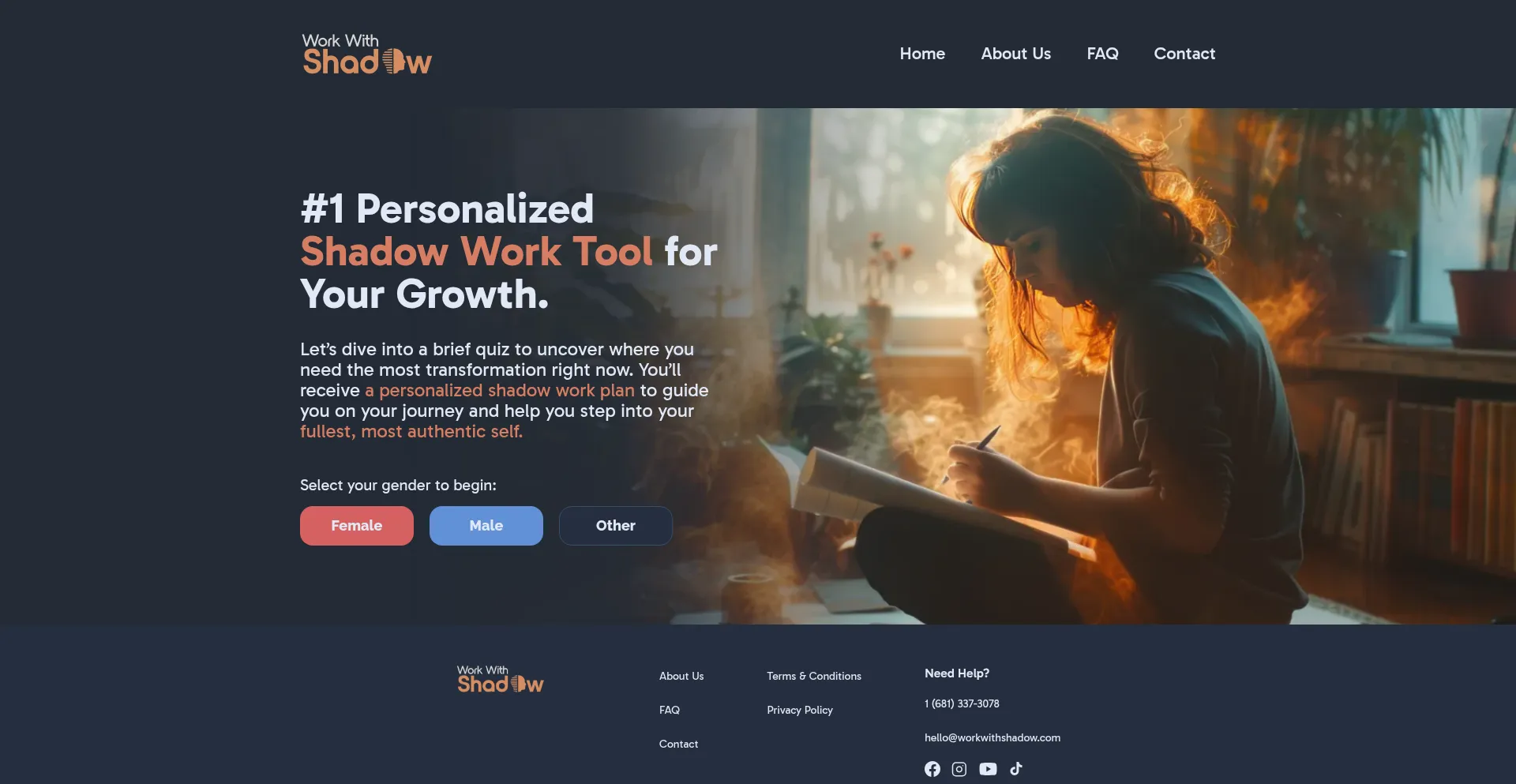 Workwithshadow.com Screenshot