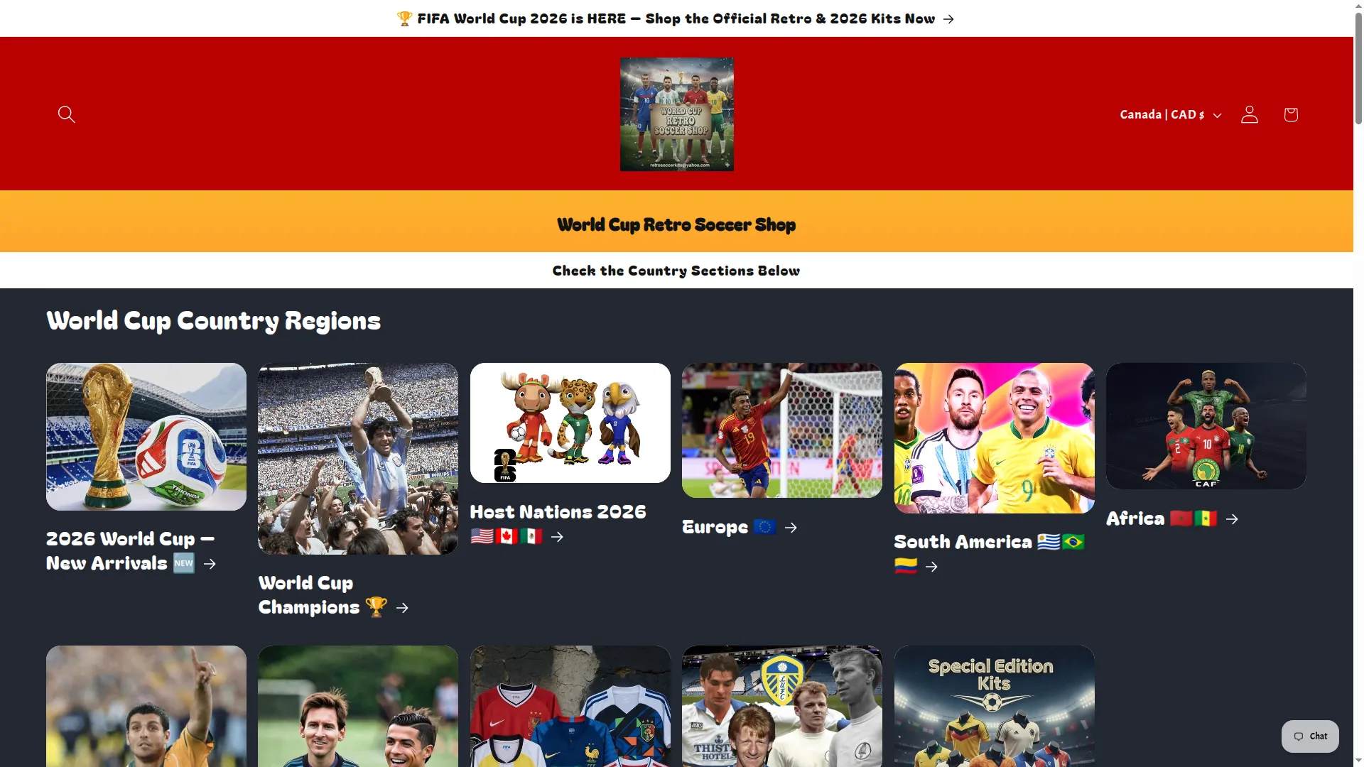 Worldcupretrosoccershop.com