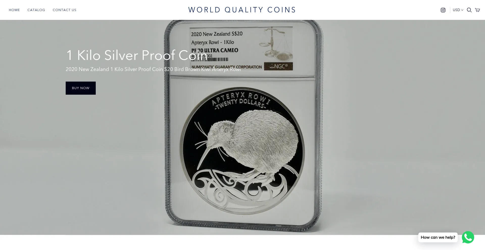 Worldqualitycoins.com Screenshot