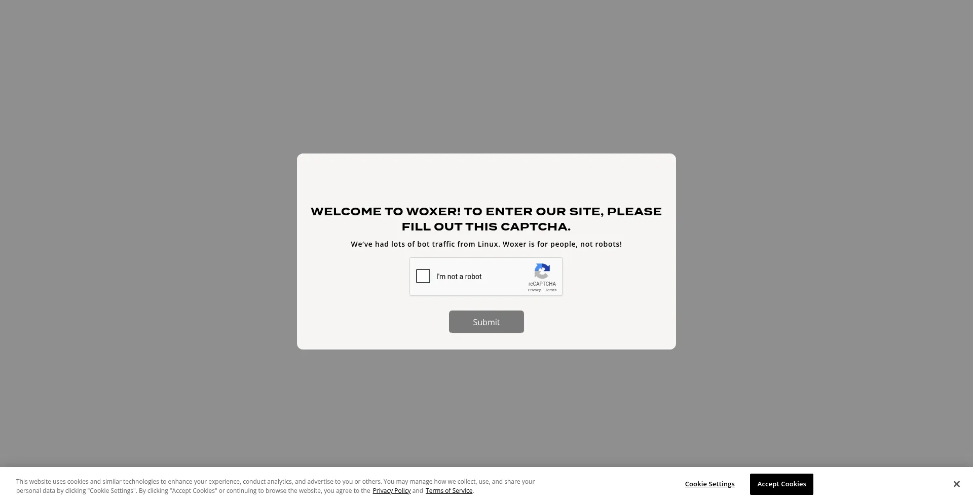 Woxer.com Screenshot