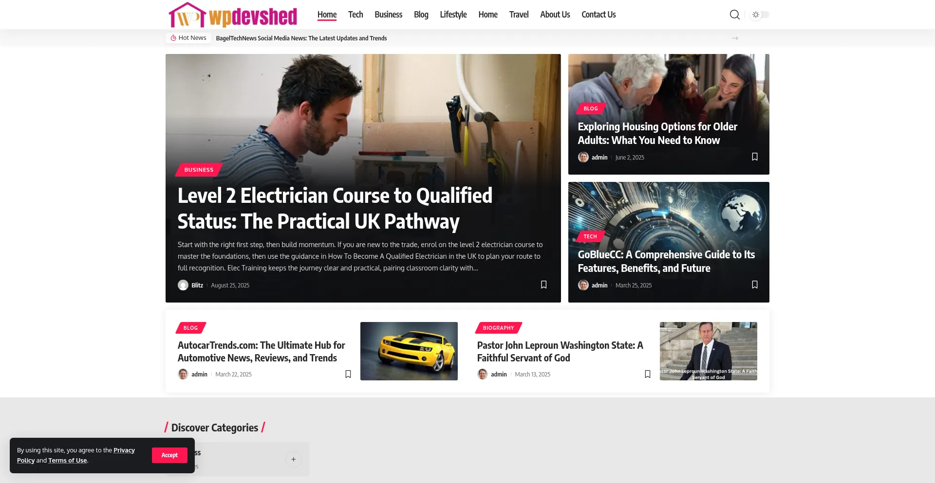 Wpdevshed.co.uk Screenshot