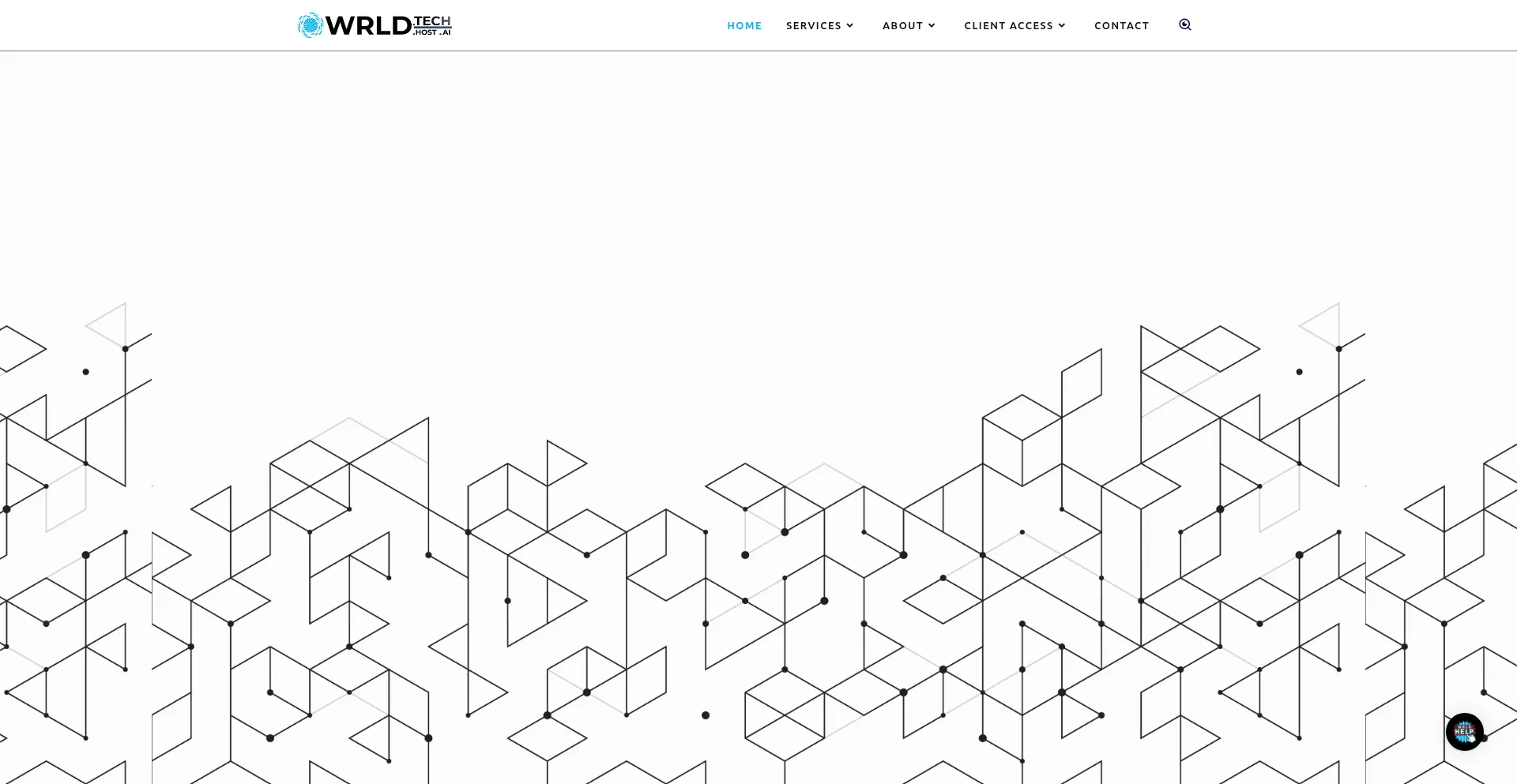Website screenshot of Wrld.tech