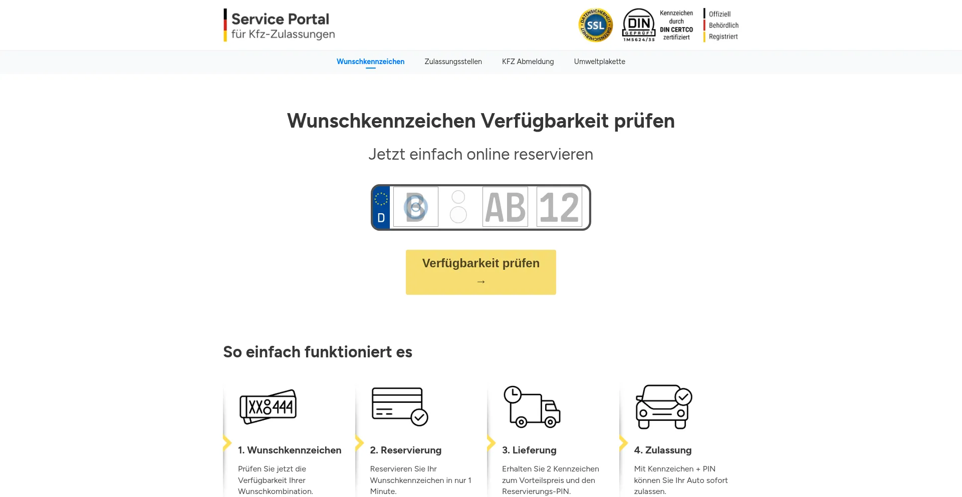 Wunschkennzeichen-reservieren.jetzt 安全可靠吗？