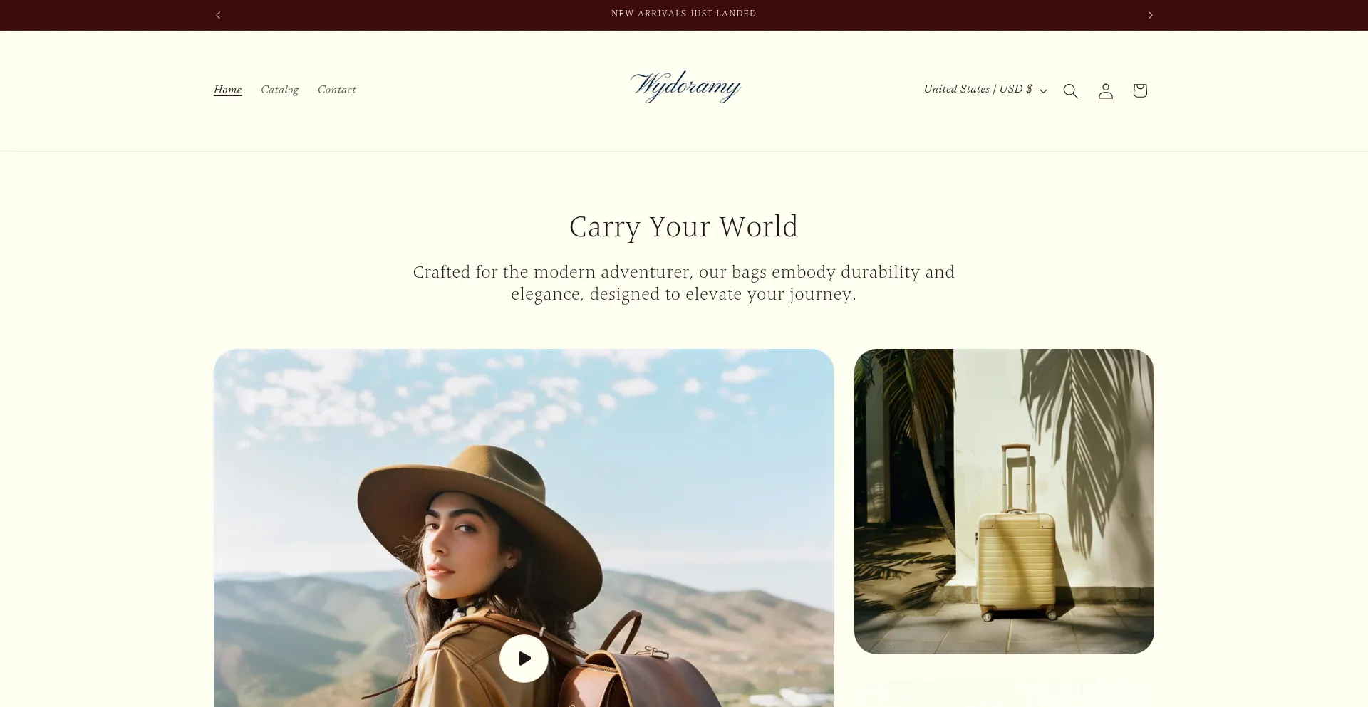 Website screenshot of Wydoramy.com