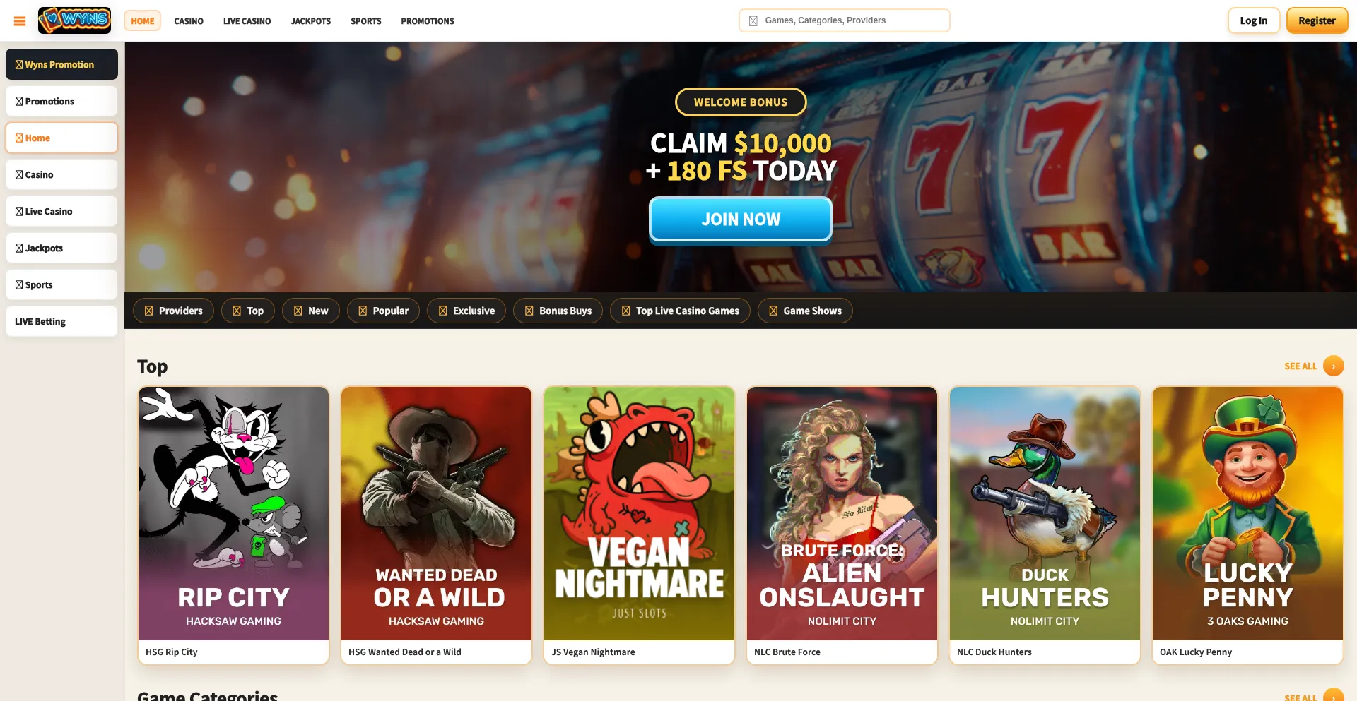 Wynscasino.site