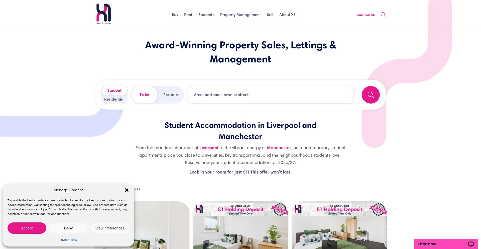 X1salesandlettings.com