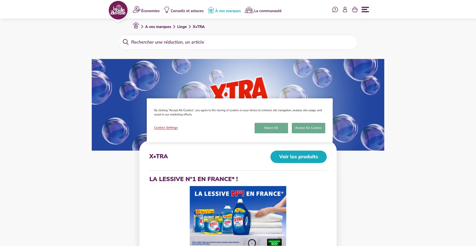 X-tra.fr Screenshot