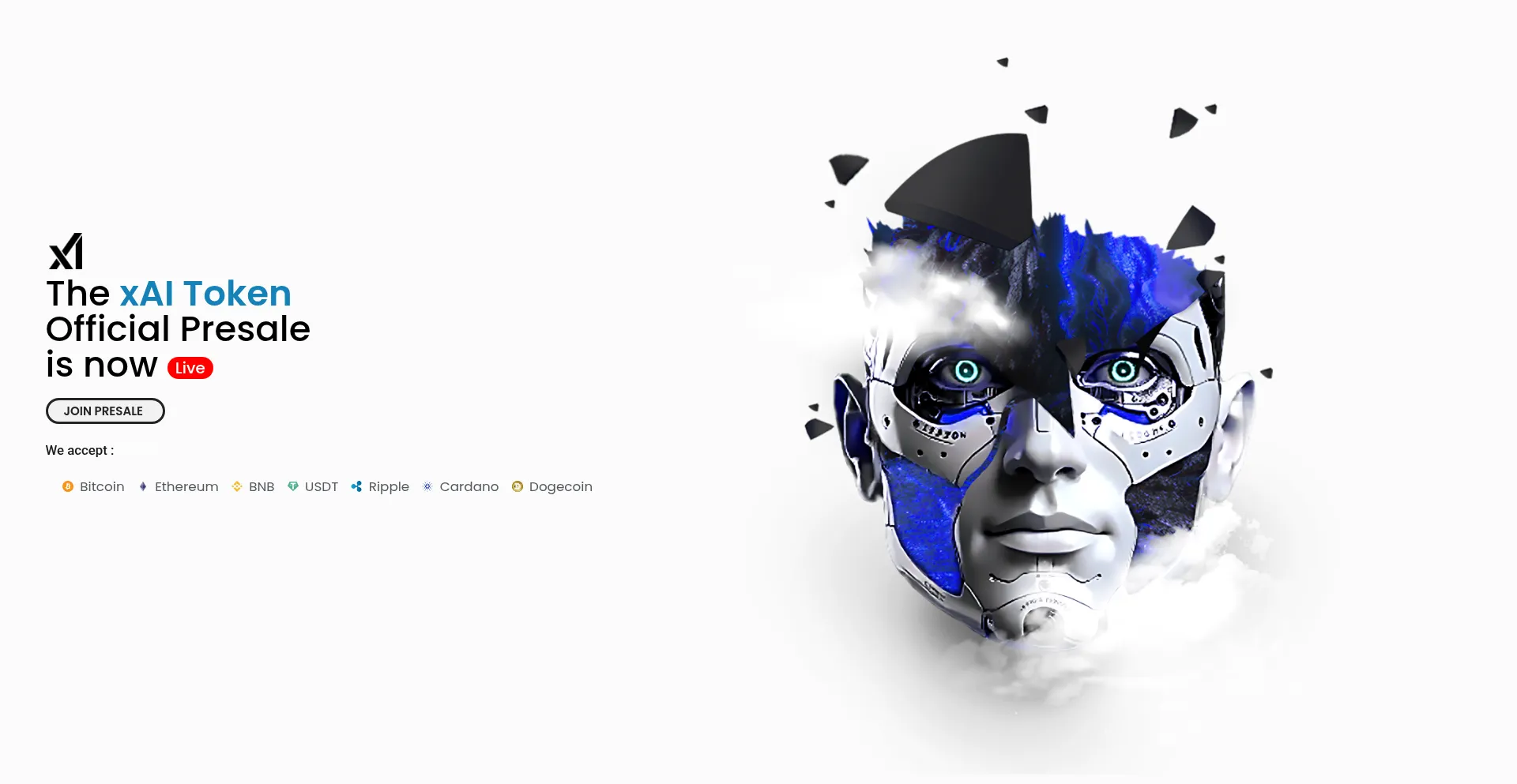 Website screenshot of Xai11k.com