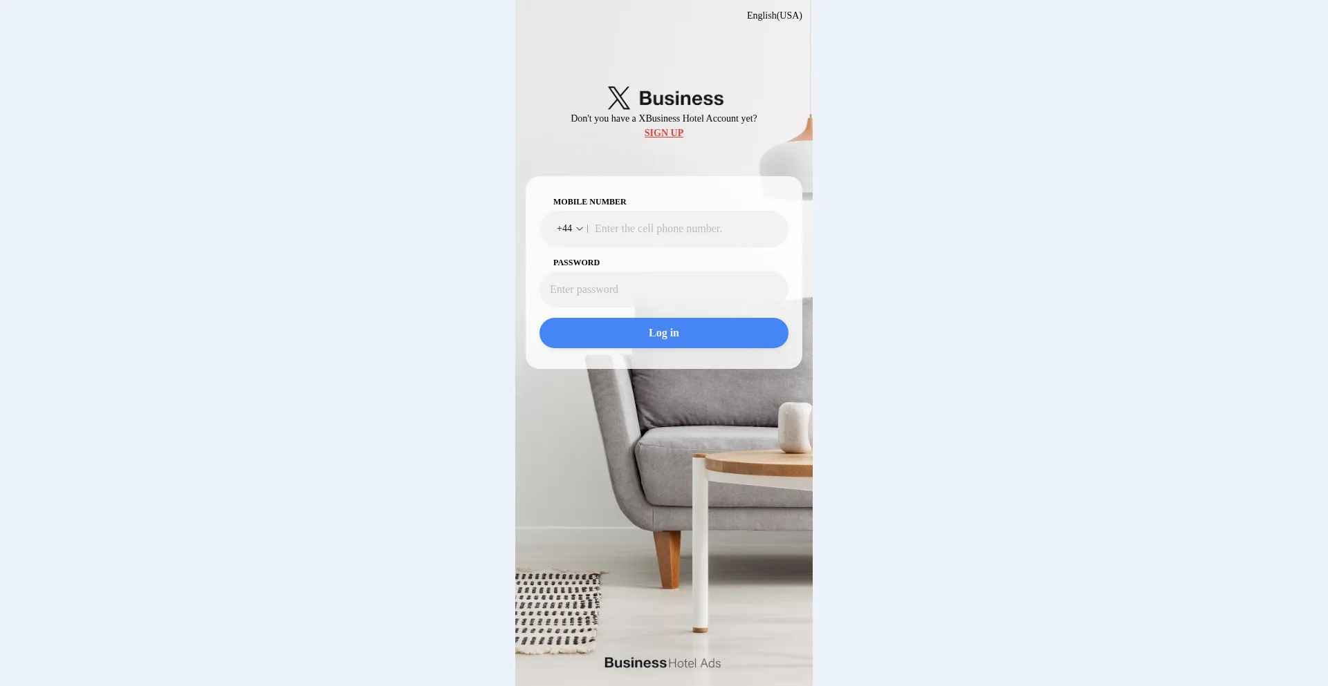 Website screenshot of Xbusinessservice.com