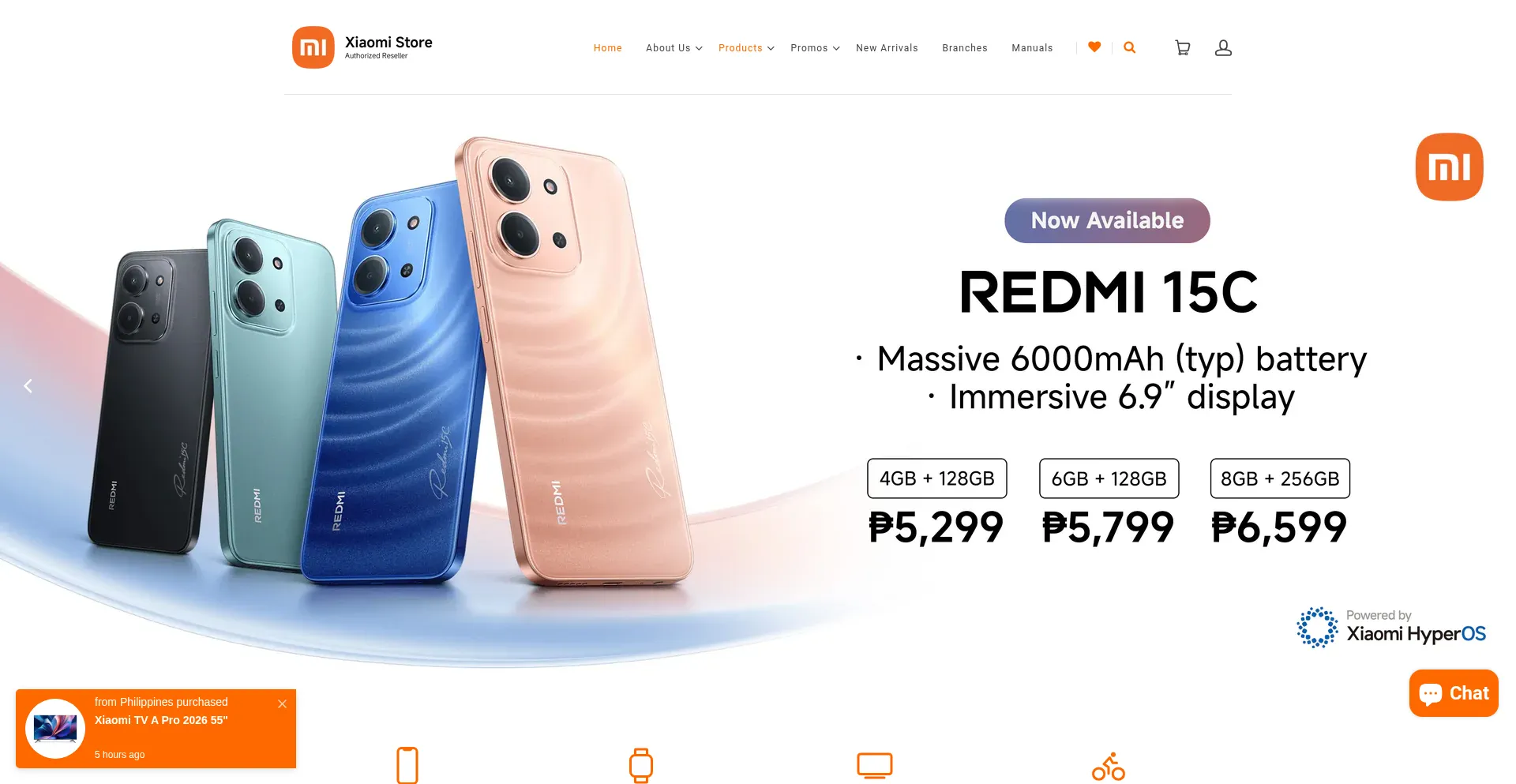 Xiaomistoreph.com Screenshot