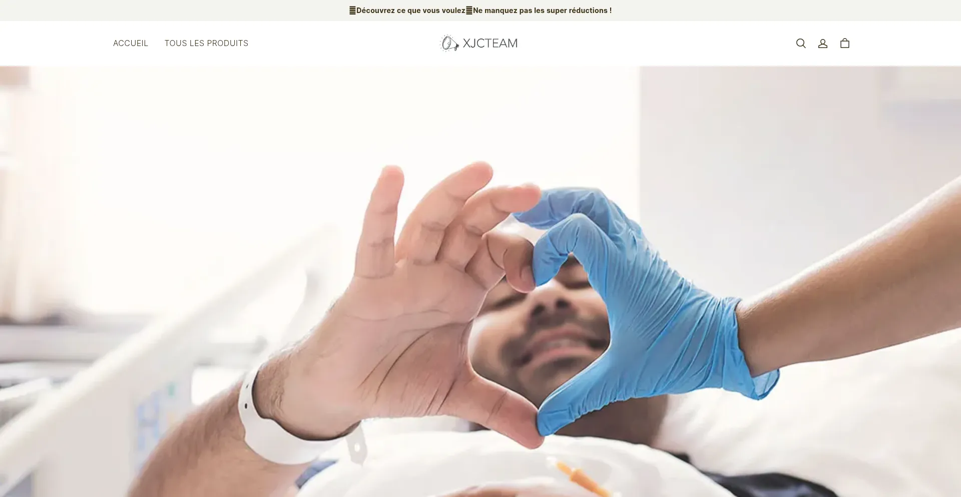 Website screenshot of Xjcteam.fr