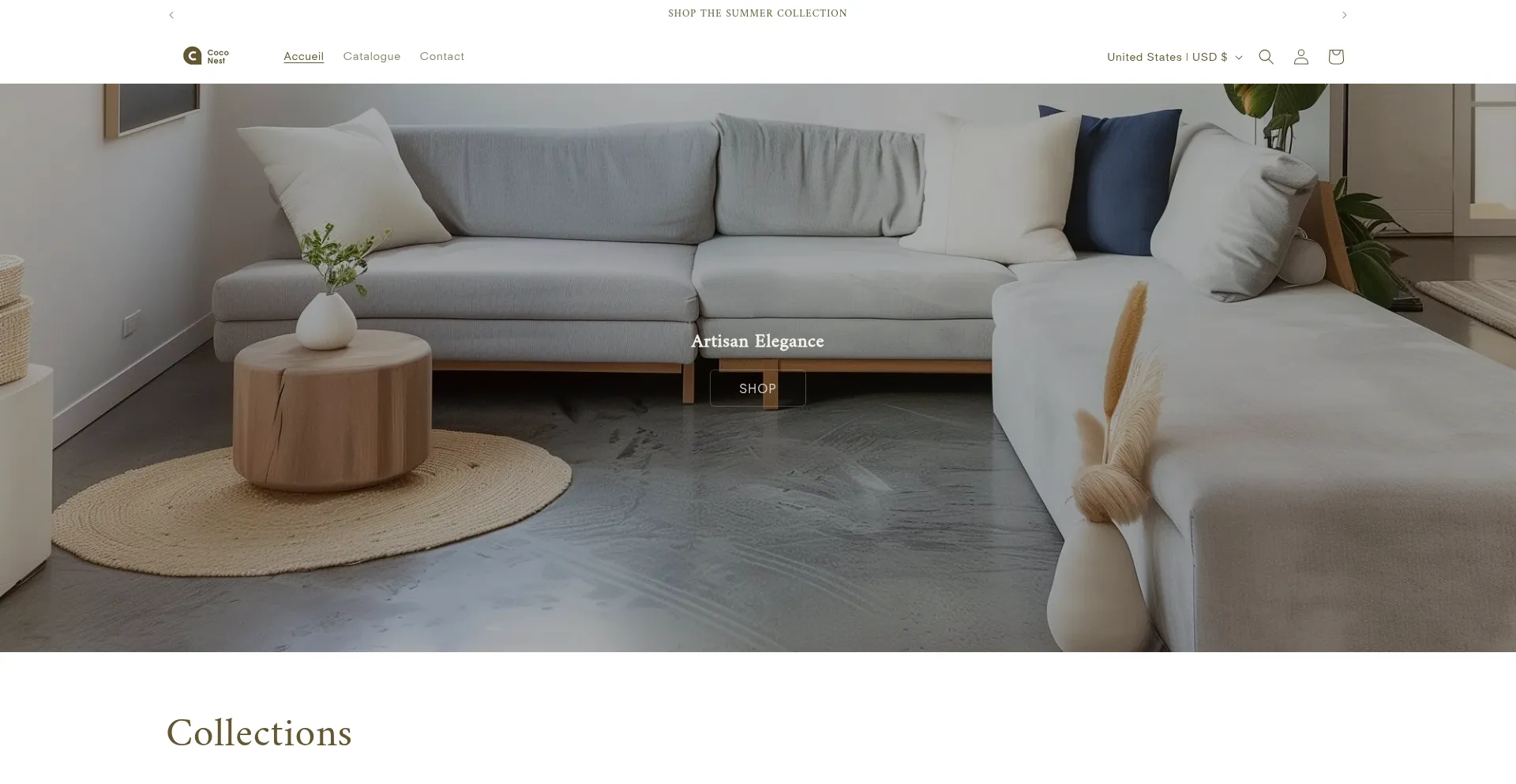 Website screenshot of Xmsen.shop