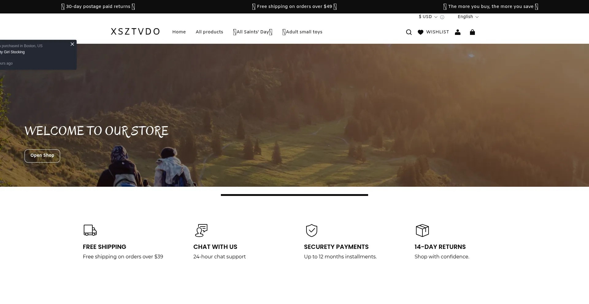 Website screenshot of Xsztvdo.com