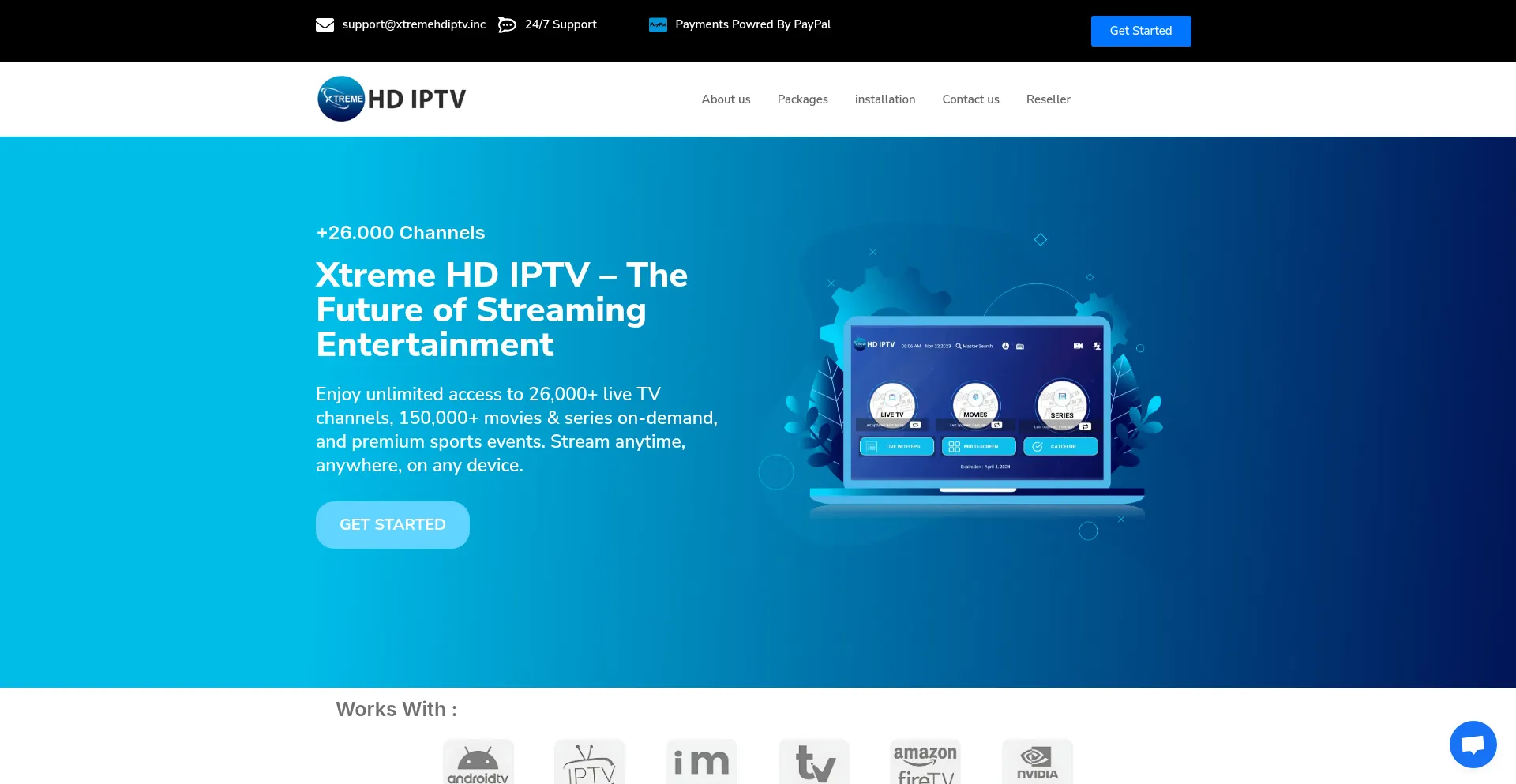 Xtremehdiptv.inc Screenshot