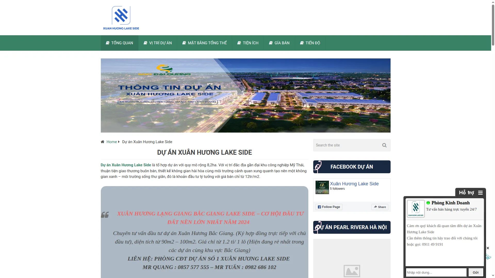 Xuanhuonglakeside.com