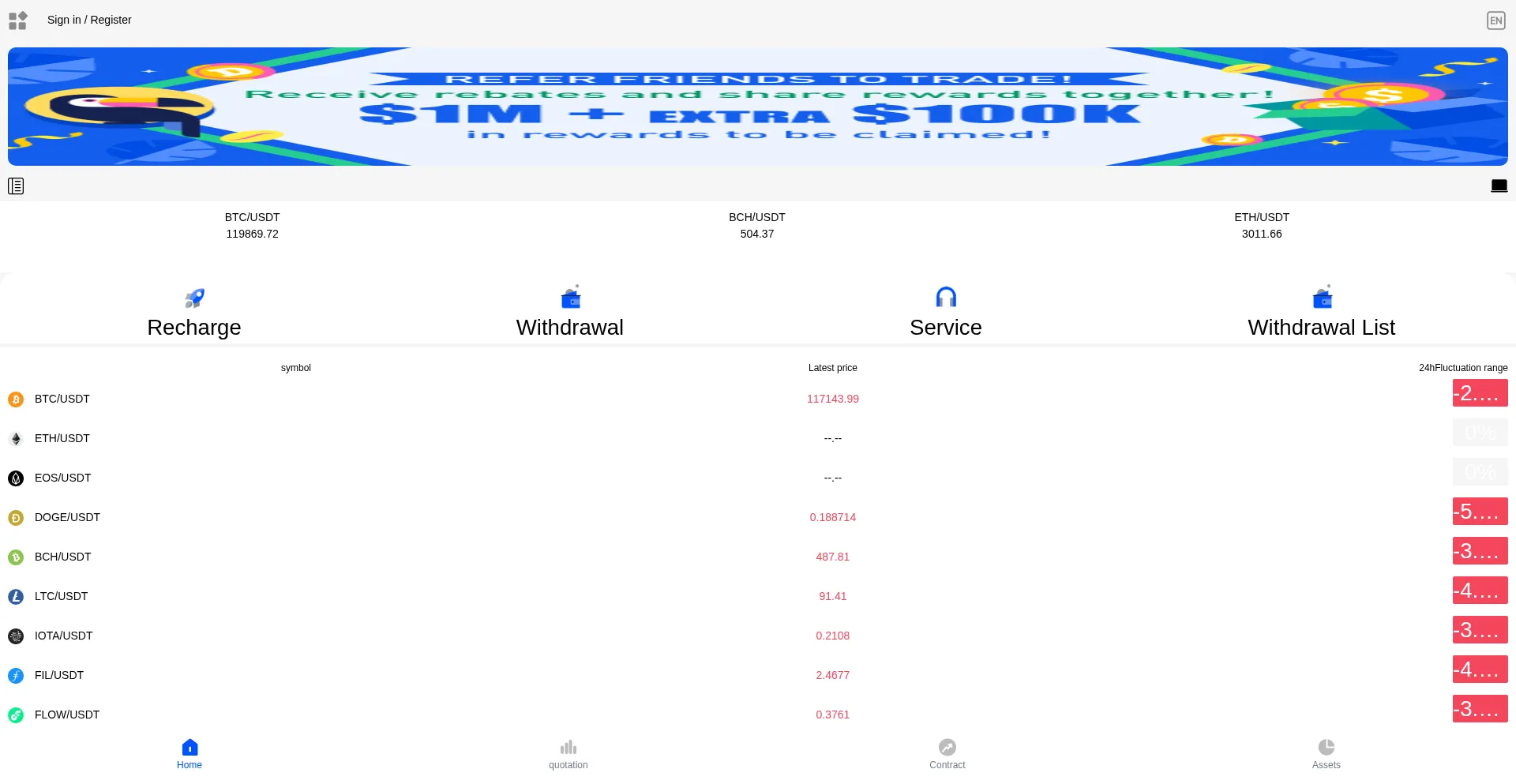 Website screenshot of Xverge.top