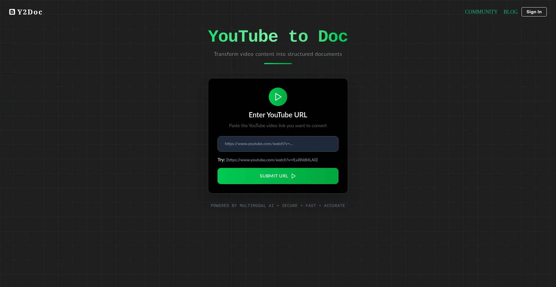 Y2doc.com Screenshot
