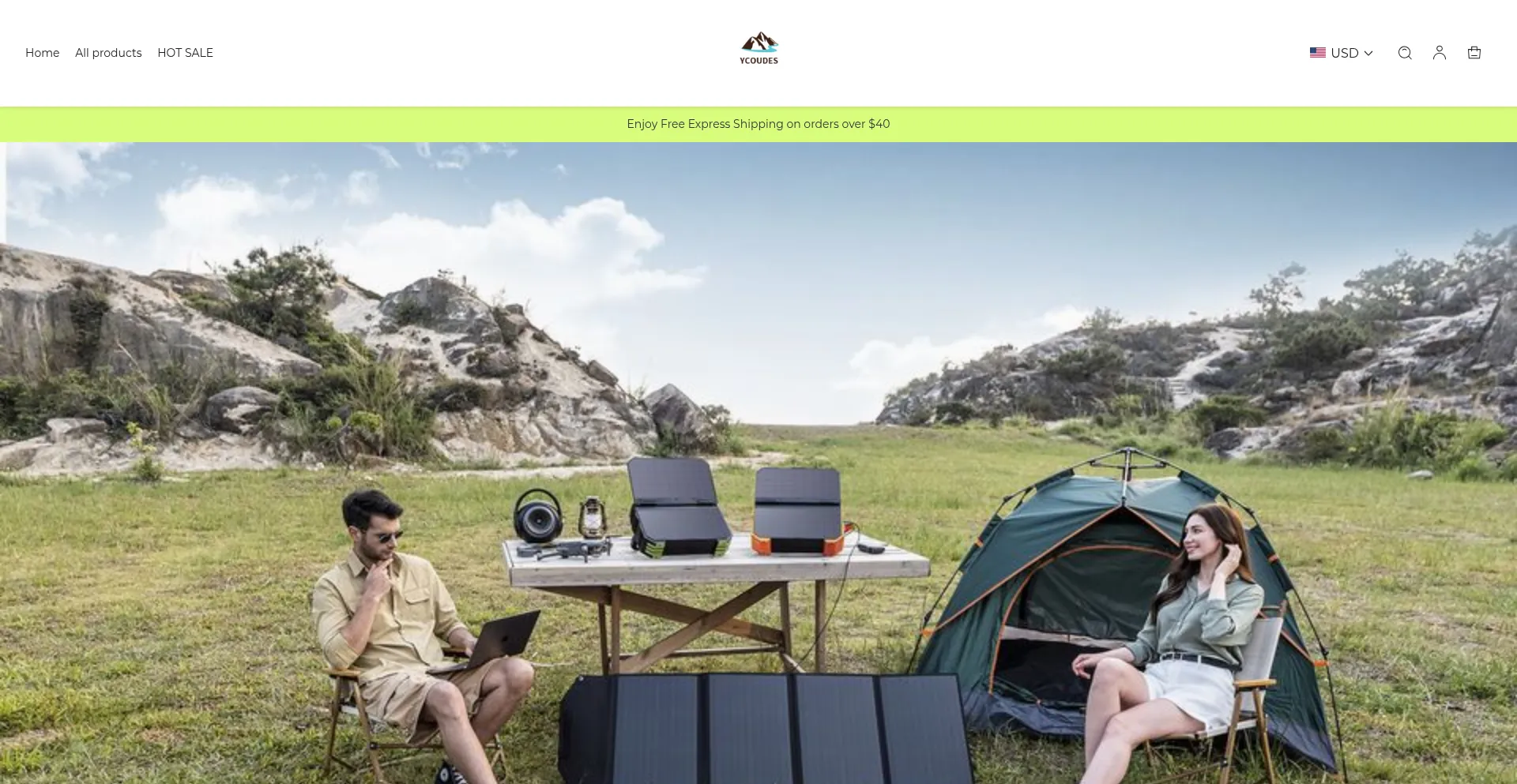 Website screenshot of Ycoudes.com
