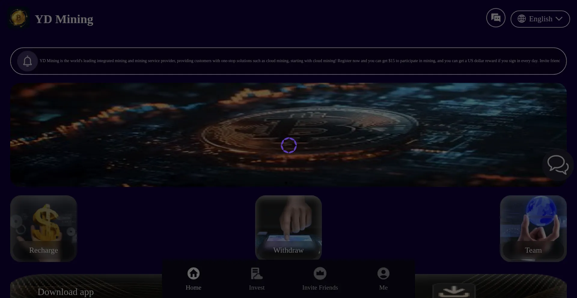 Ydmining.com Screenshot