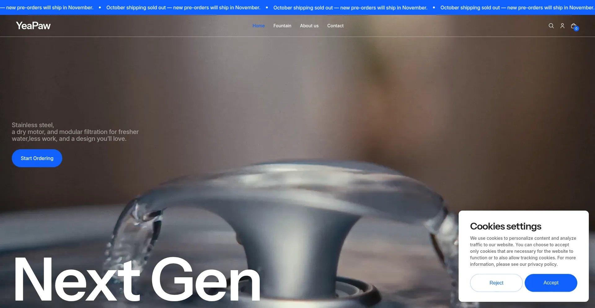 Yeapaw.com Screenshot