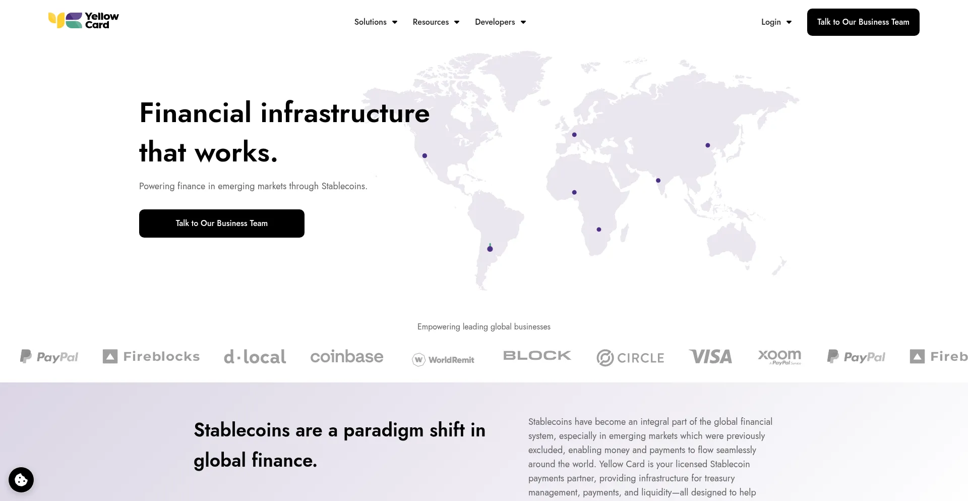 Yellowcard.io Screenshot