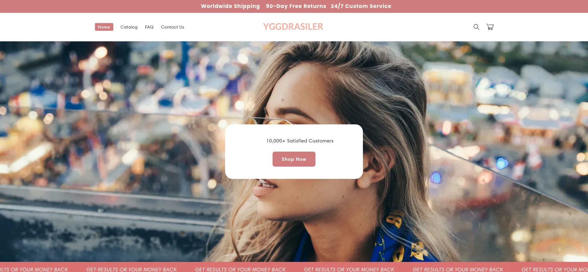 Website screenshot of Yggdrasiler.com
