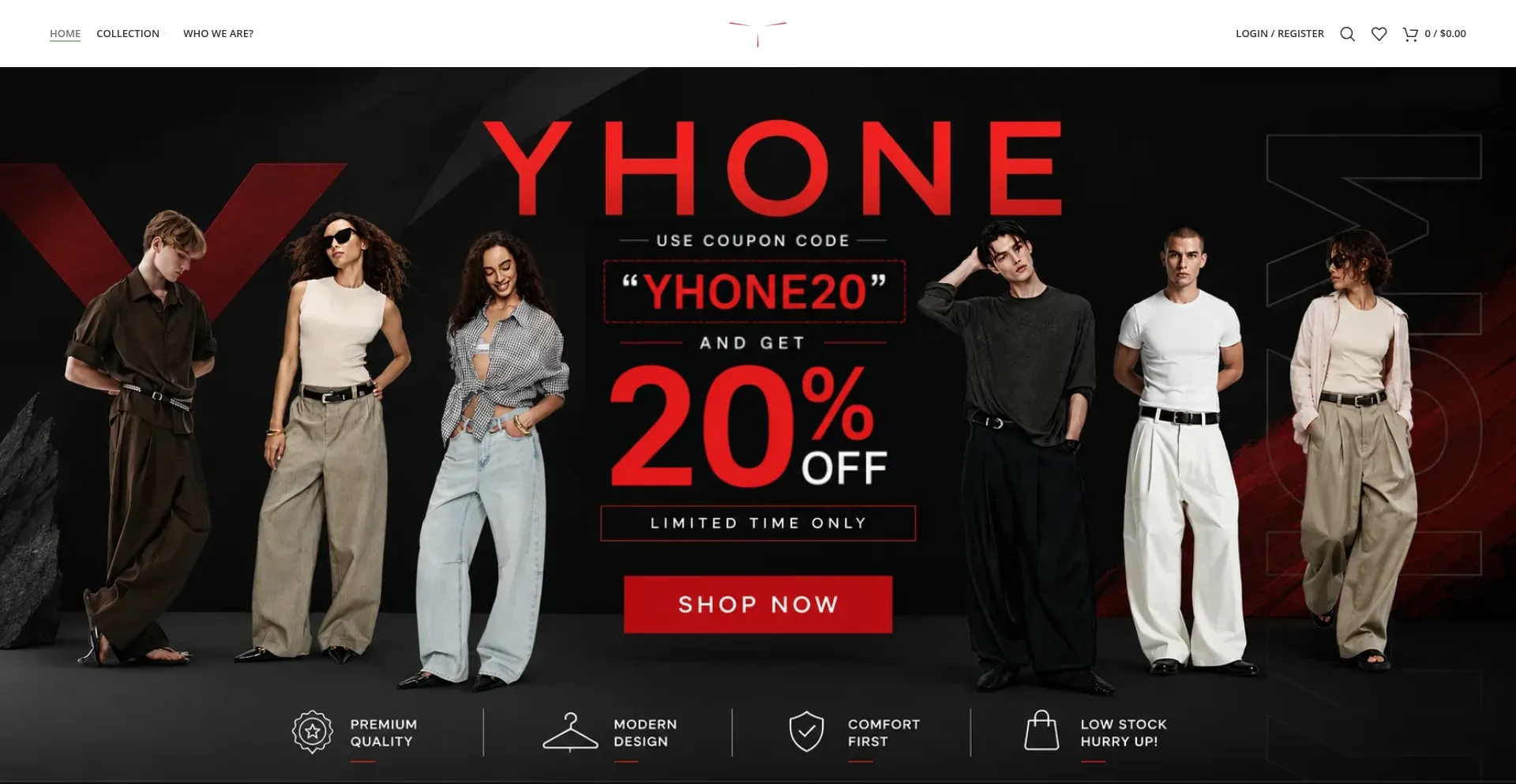 Yhoneclothing.com