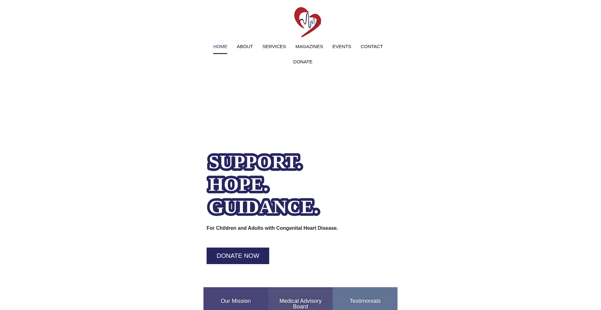 Website screenshot of Ylhearts.org