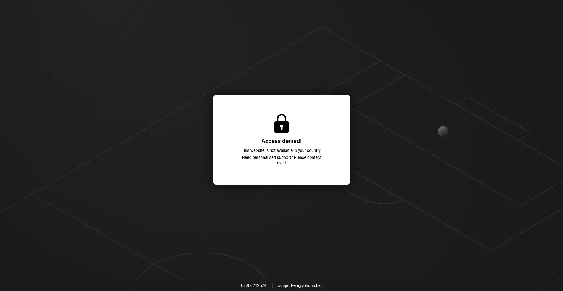 Website screenshot of Yohoho-366354.top