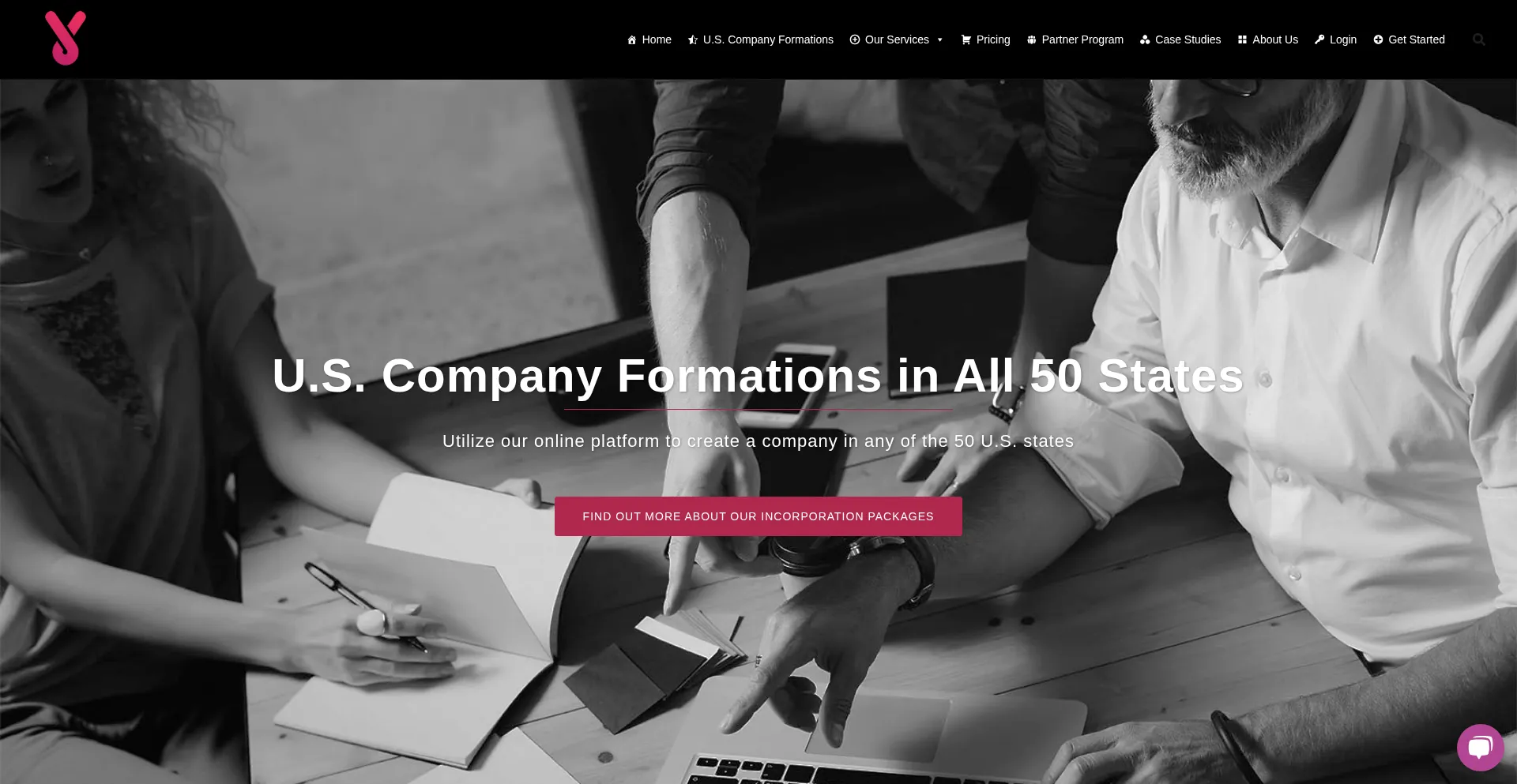 Website screenshot of Yondaa.com