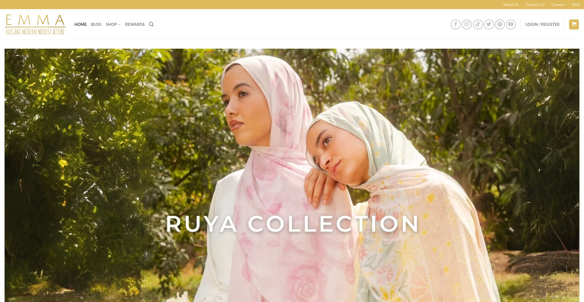 Website screenshot of Youremma.com