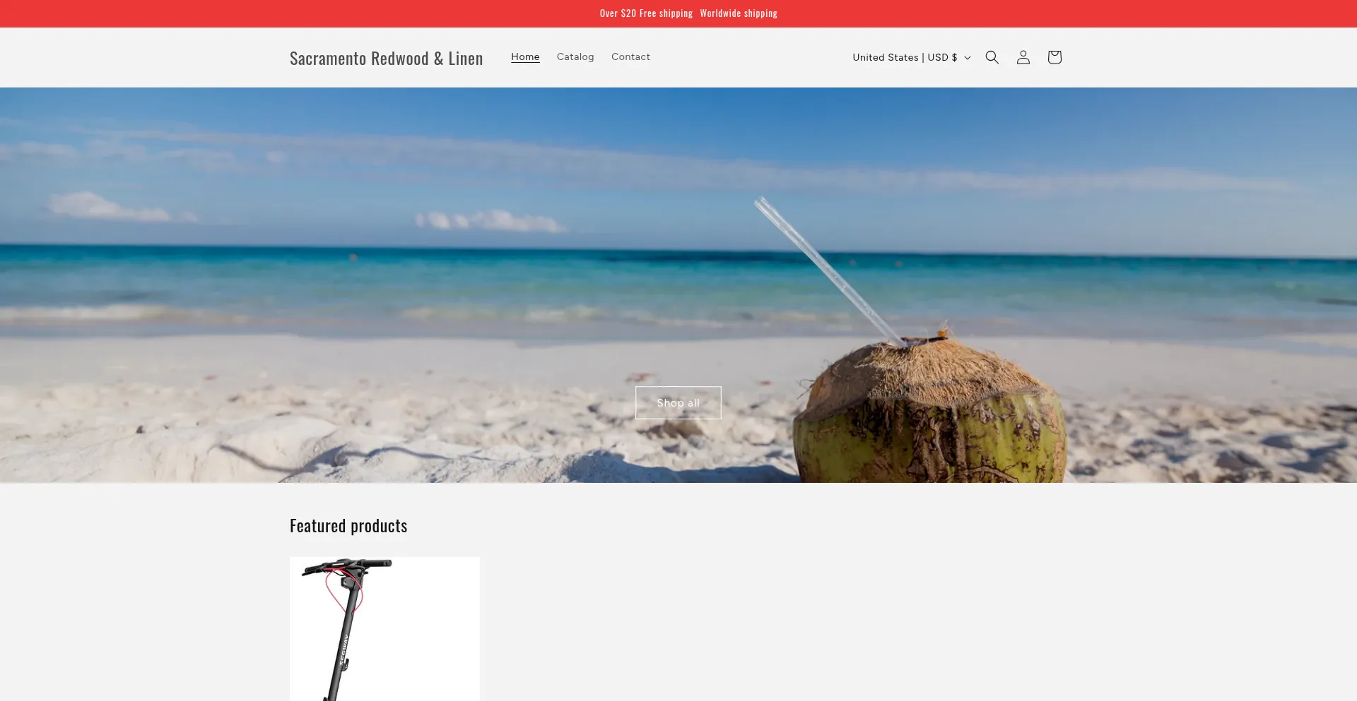 Website screenshot of Yxbkeh.shop