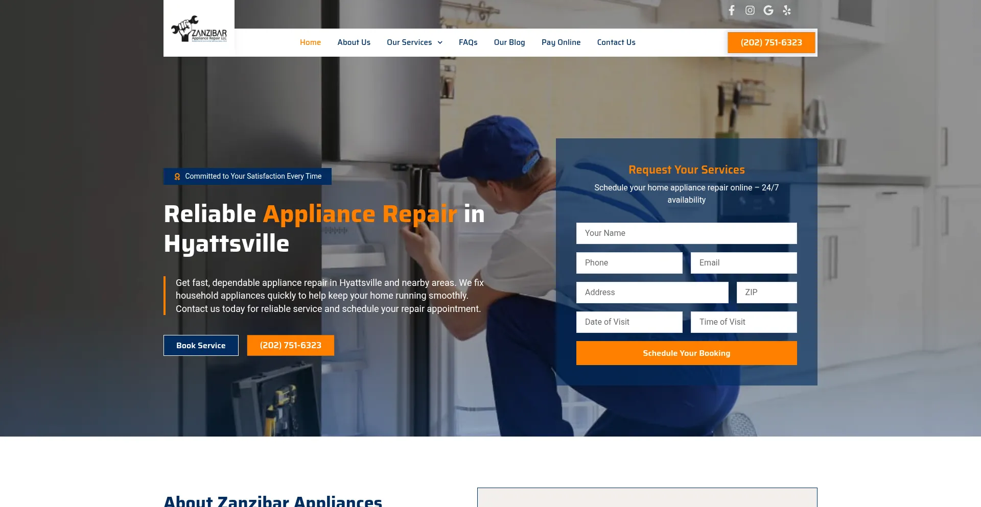 Zanzibarapplianceandrepair.com