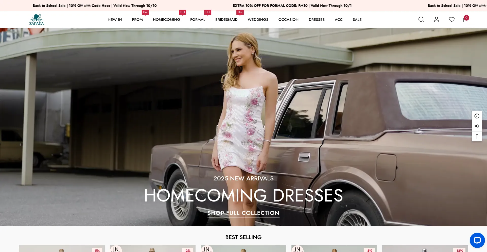 Zapakasa.com Screenshot
