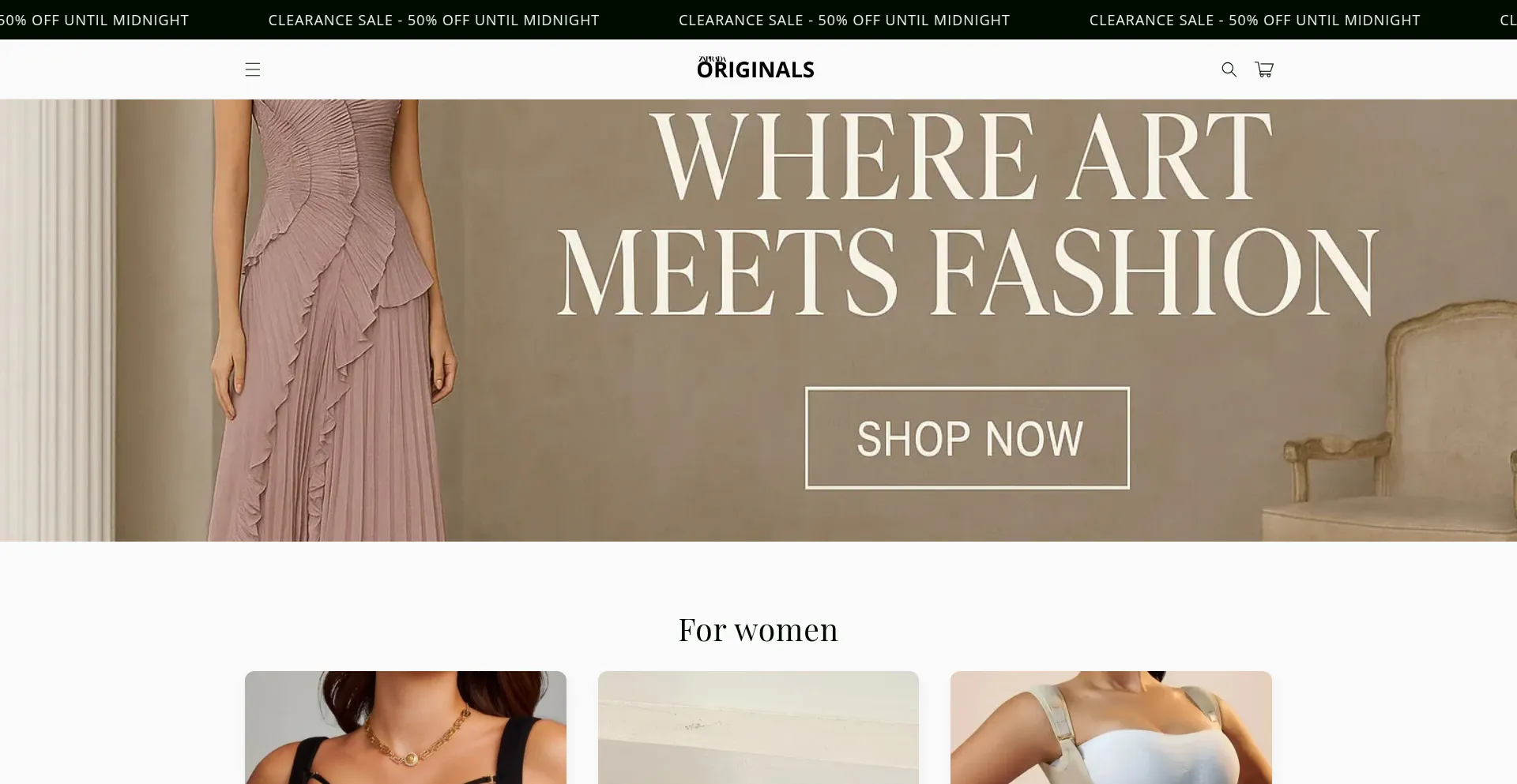 Website screenshot of Zaprada.com