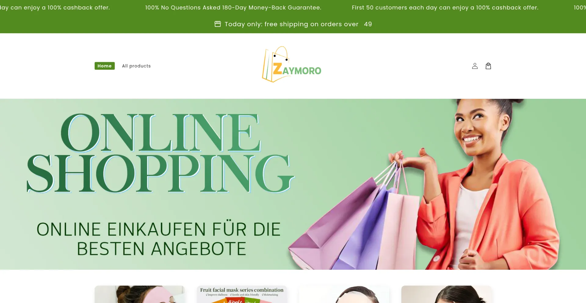 Zaymoro.com Screenshot
