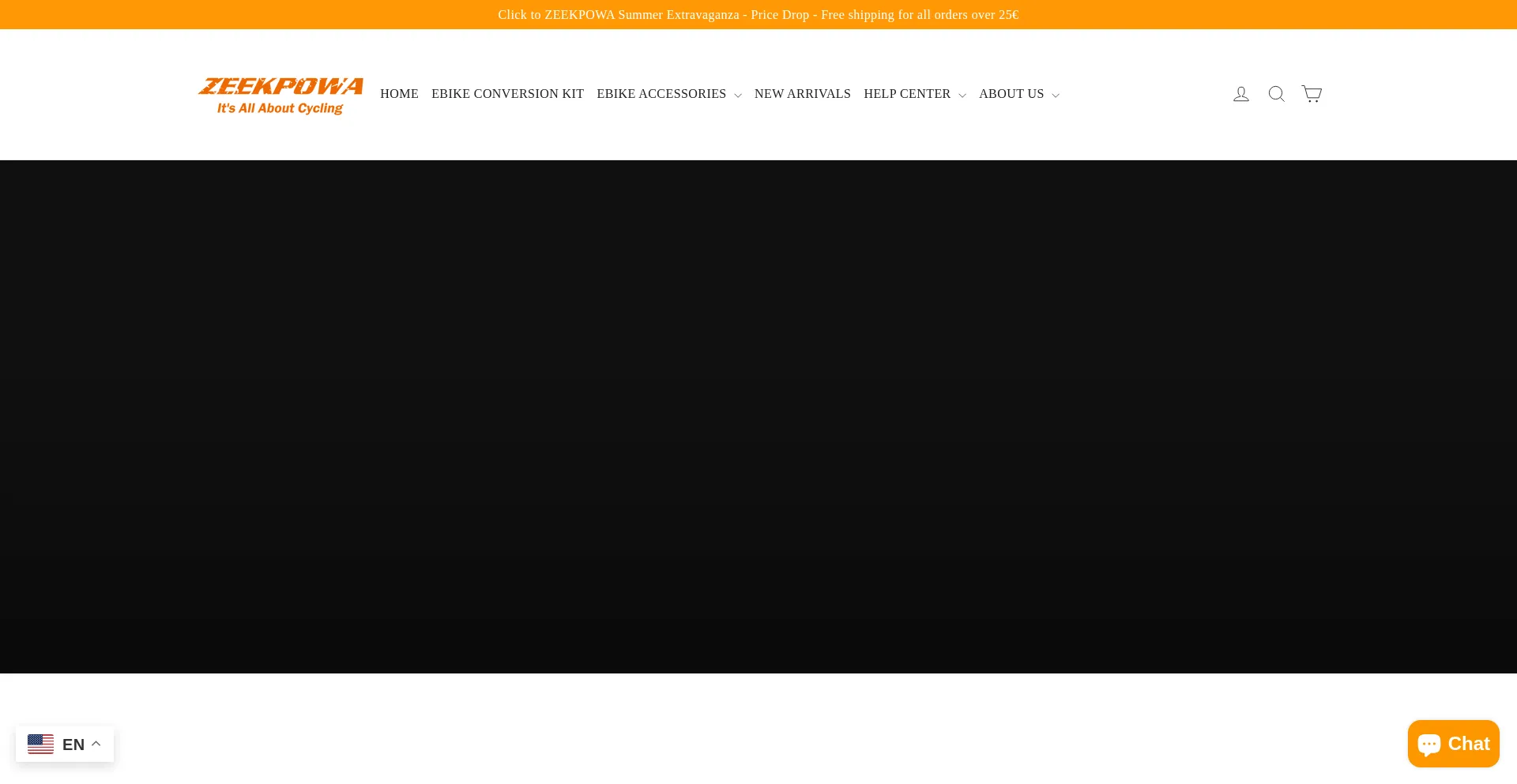 Website screenshot of Zeekpowa.com