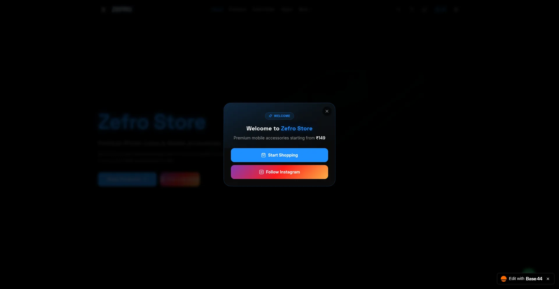 Zefro-store.base44.app