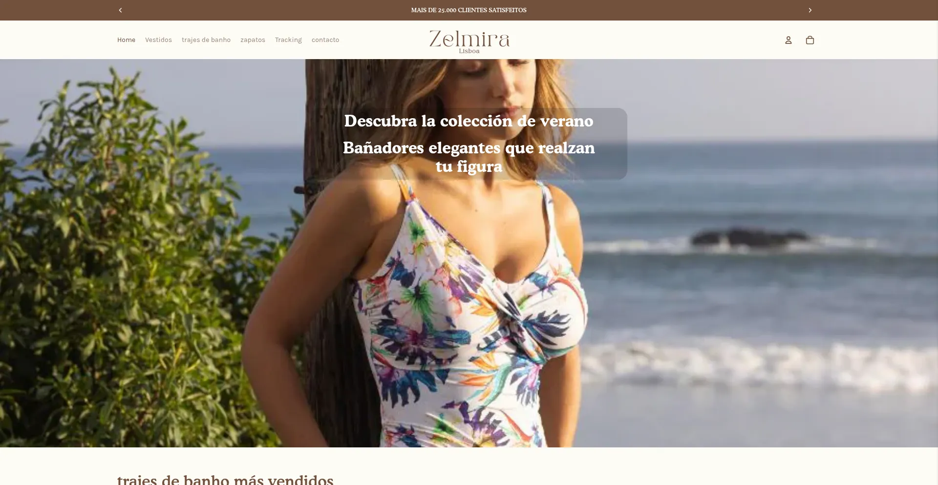 Website screenshot of Zelmiralisboa.com